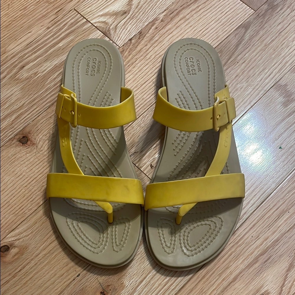 Crocs Women's Yellow Sandals